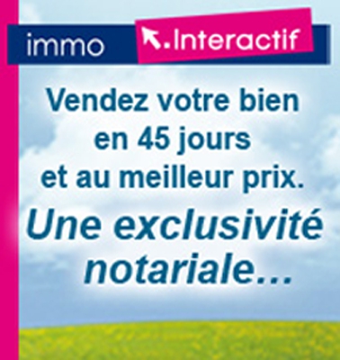 Acheter ou vendre un bien immobilier en 45 jours par un appel doffres sur internet en bénéficiant de toutes les garanties juridiques, cest désormais possible avec le service immo-Interactif des N