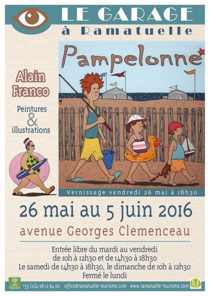 Expo ‘Pampelonne’ à Ramatuelle