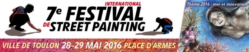7e Festival international de Street Painting à Toulon les 28 et 29 mai 2016
