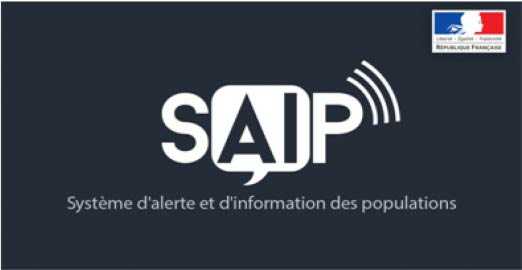 SAIP (Système d’alerte et d’information des populations) est disponible