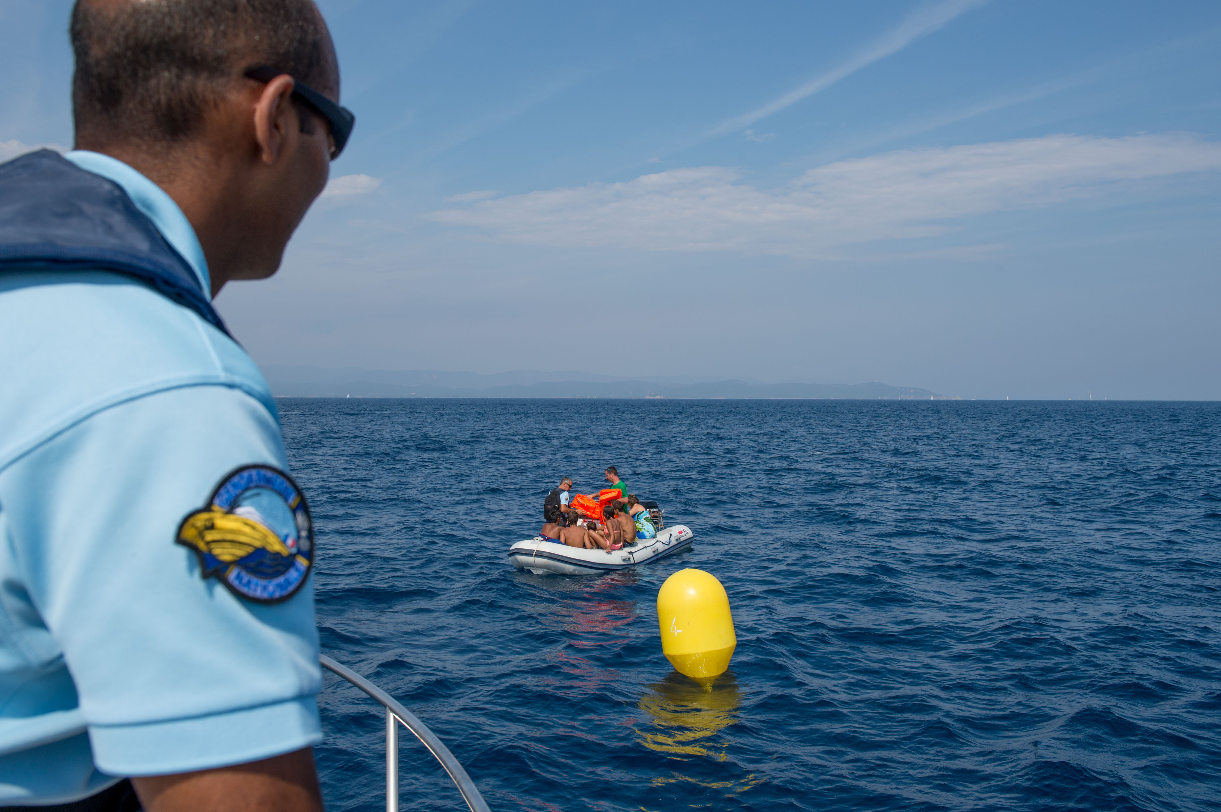 opération sensibilisation sécurité en mer îles de Porquerolles