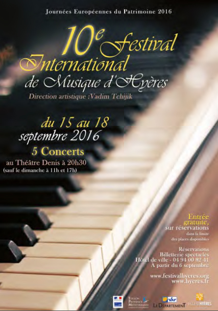 10e Festival international de Musique d'Hyères