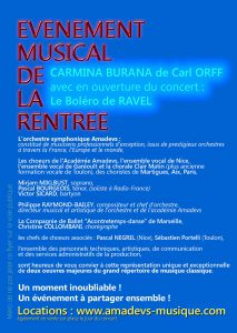 Boléro de Ravel par Carmina Burana au Zenith de Toulon