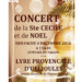 Concert de Ste Cécile et de Noël Lyre Provençale Ollioules