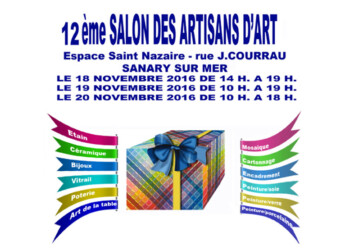Salon des Artisans d'Art à Sanary