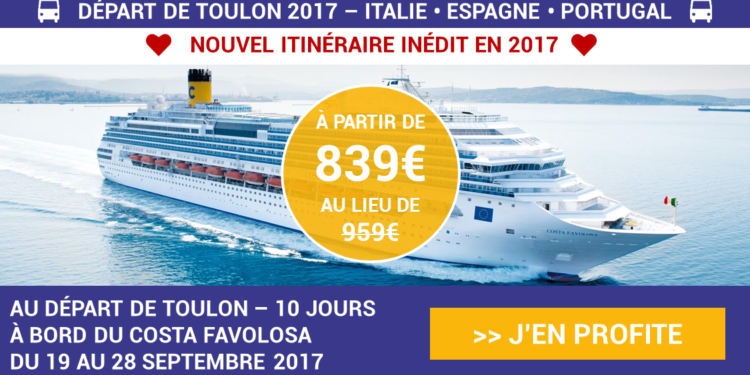 Croisière à Lisbonne COSTA FAVOLOSA