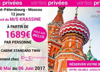 VENTE PRIVÉE exceptionnelle pour partir en Russie
