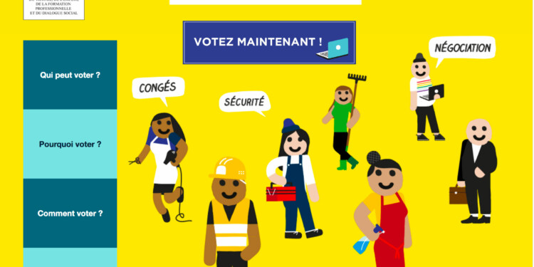 Election syndicale TPE dans le var, jusqu&rsquo;au 13 janvier, je vote donc je suis !