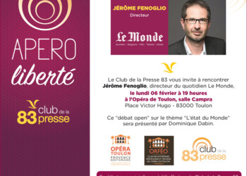 Apéro liberté du Club de la Presse 83