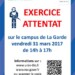 EXERCICE attentat sur le campus universitaire de La Garde