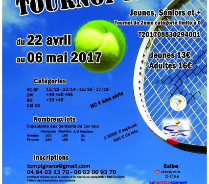 Tournoi de tennis - Pignans