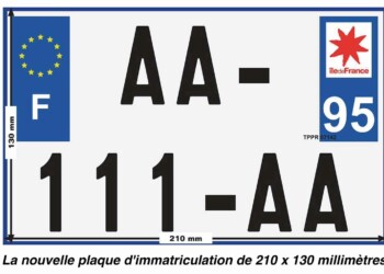 plaque d’immatriculation