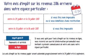 Avis des impôts 2016