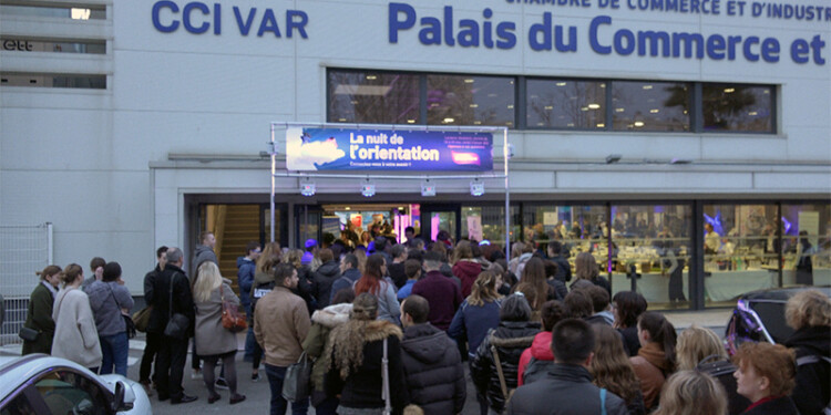 la nuit de l'orientation 2018 à Toulon