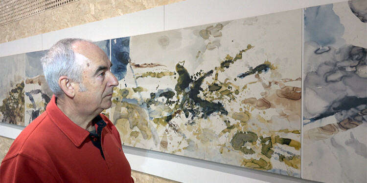 Le peintre chinois Zao Wou-Ki