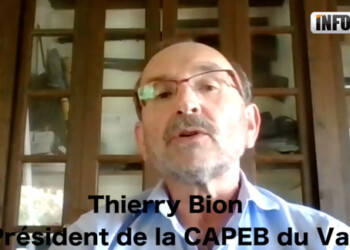 Entretien avec le Président  de la Capeb du Var, Thierry Bion, à la tête de plus de 1.000 artisans du bâtiment Varois