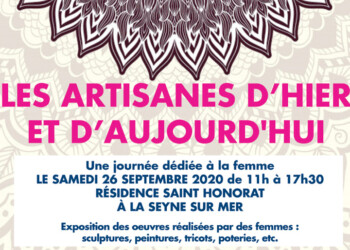 Artisanes d&rsquo;hier et d&rsquo;aujourd&rsquo;hui, samedi 26 septembre à La Seyne-sur-Mer