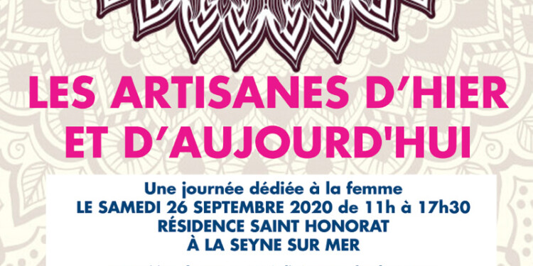 Artisanes d&rsquo;hier et d&rsquo;aujourd&rsquo;hui, samedi 26 septembre à La Seyne-sur-Mer