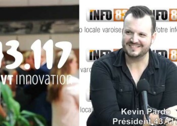Kévin Pardo, préside le 43117 by TVT