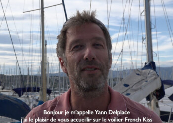 Le French Kiss, voilier de légende au port Pin-Rolland à La Seyne/mer