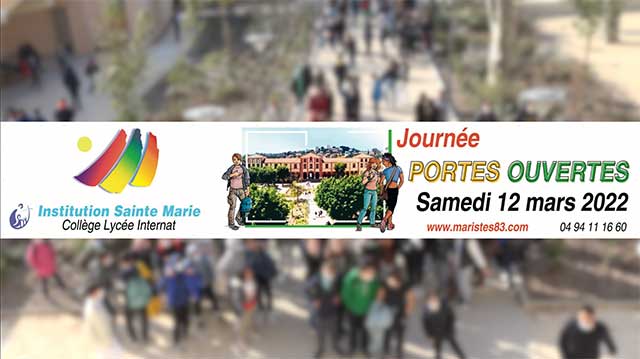 L’institution Sainte Marie à La Seyne/mer vous ouvre ses portes