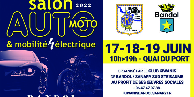 Kiwanis organise un Salon Auto, Moto et Mobilité électrique