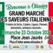 Marché des saveurs italiennes le 23 octobre 2022 à Ollioules !