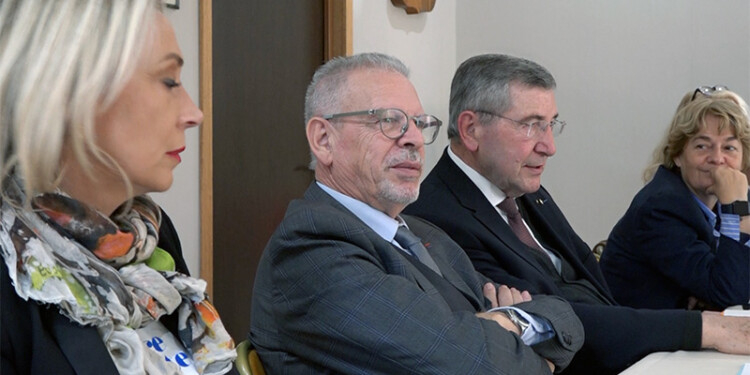 Jean-Louis Masson en visite à Ollioules