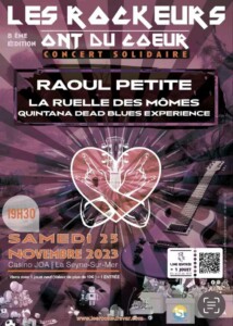 Les rockeurs ont du coeur 25 novembre 2023 casino Joa La Seyne - Info83