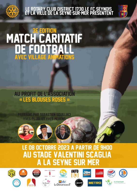 Match de foot caritatif à la Seyne-sur-Mer