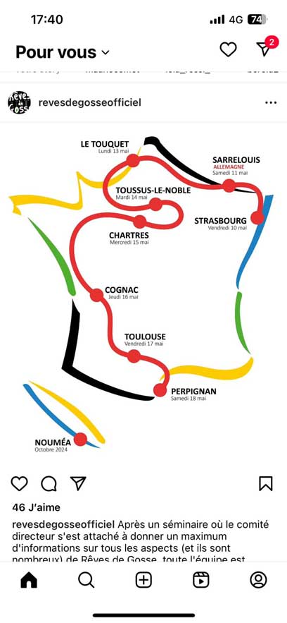 9 étapes pour le tour de France aérien 2024