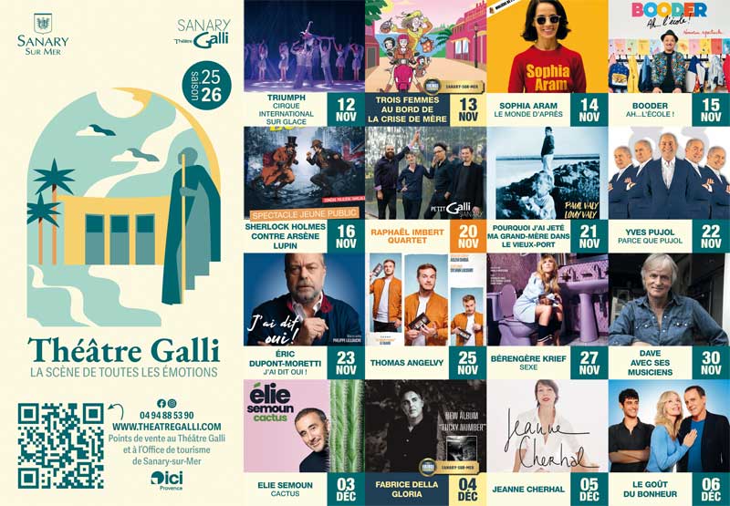 Les sorties dans le Var en novembre et décembre 2025