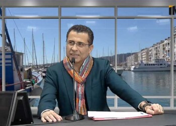 Patrick Romagnoli Toulon - Président du Tribunal de Commerce sur le plateau de INFO83