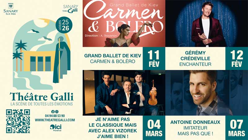 Les sorties dans le Var en février et mars 2026