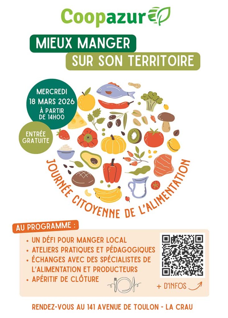 Alimentation locale La Crau : une journée citoyenne chez Coopazur