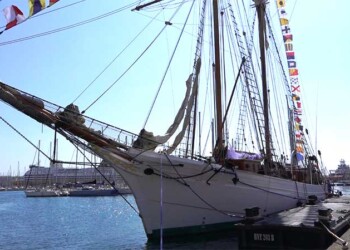 La goélette étopile à Toulon