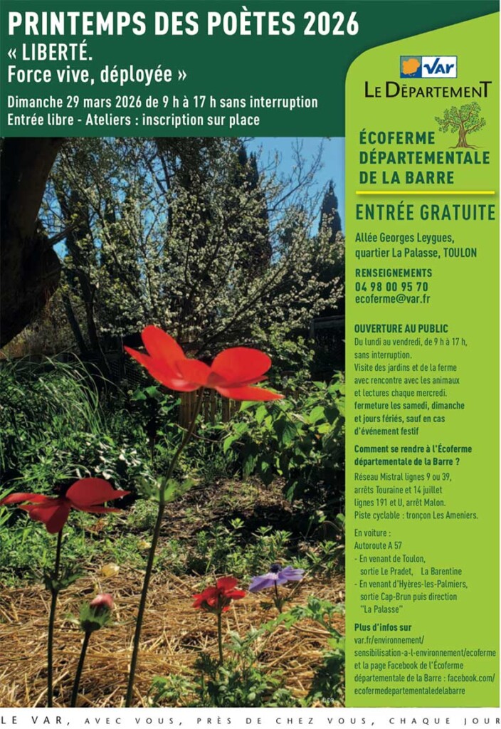 Le printemps de poètes 2026_info83