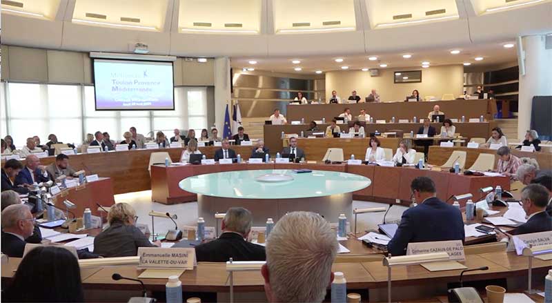 Conseil métropolitain à Toulon