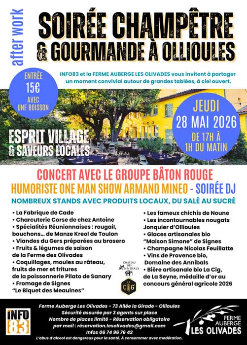 sorties dans le Var en avril et mai 2026