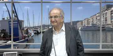 Façade historique du Grand Hôtel à Toulon sur la place de la Liberté.