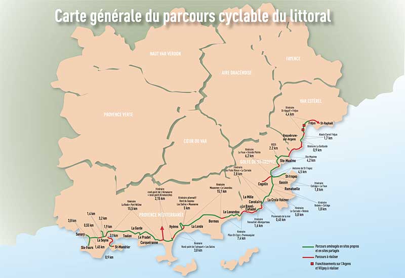 Parcours cyclable du littoral