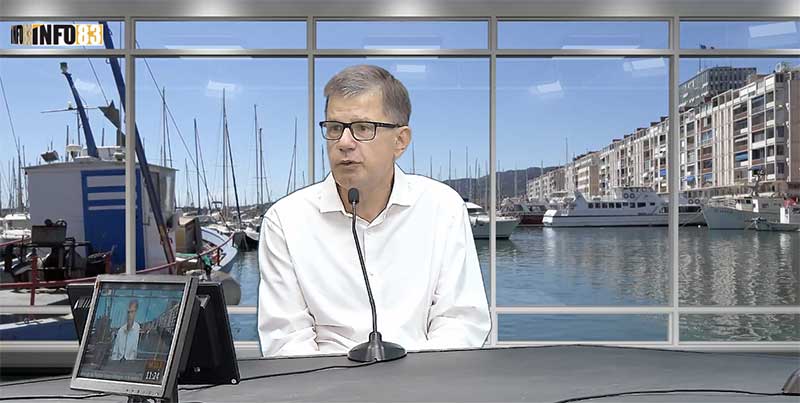 Benoît de Juvigny président du C3A Toulon présente les cours de français pour étrangers sur INFO83