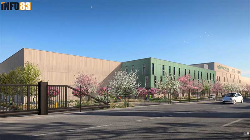 Le futur centre de tri de La Farlède_info83