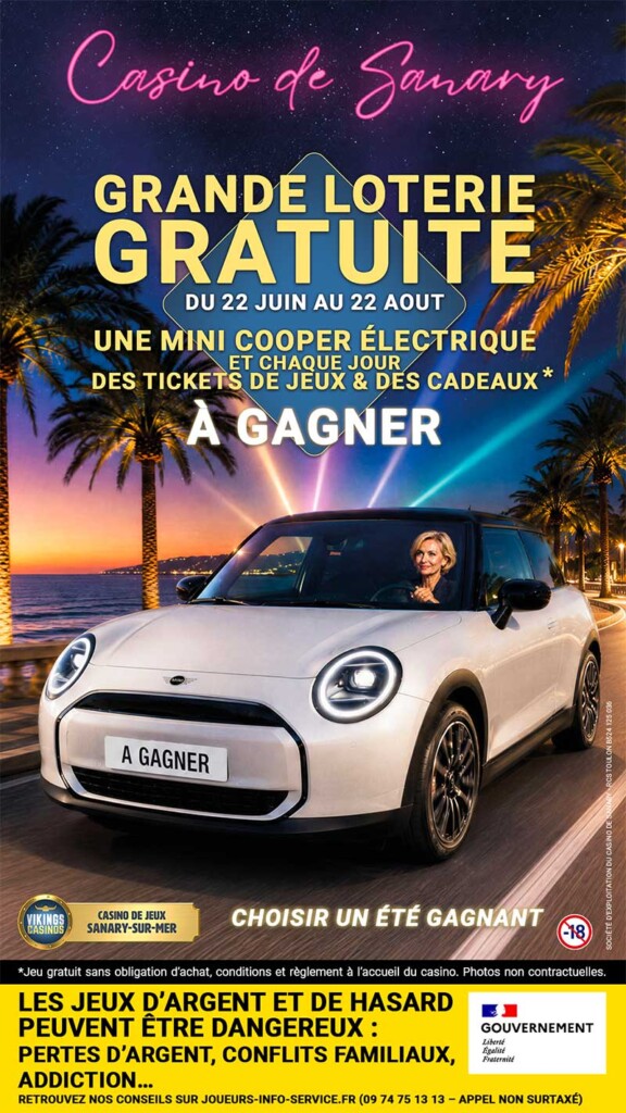 Grande Loterie Estivale du Casino de Sanary