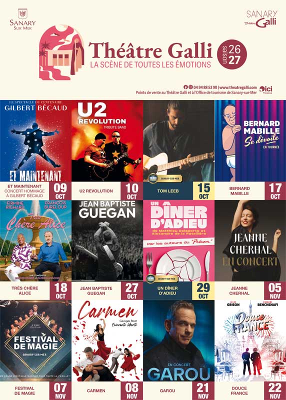sorties Var octobre novembre 2026