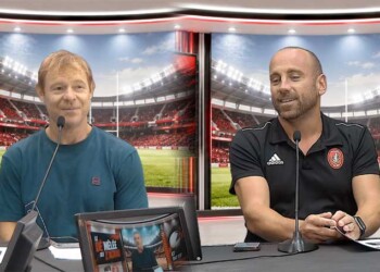 Actualité RCT : Tom Whitford et Manu Bielecki sur le plateau du Dé’mêlée des Z’Acrau sur INFO83